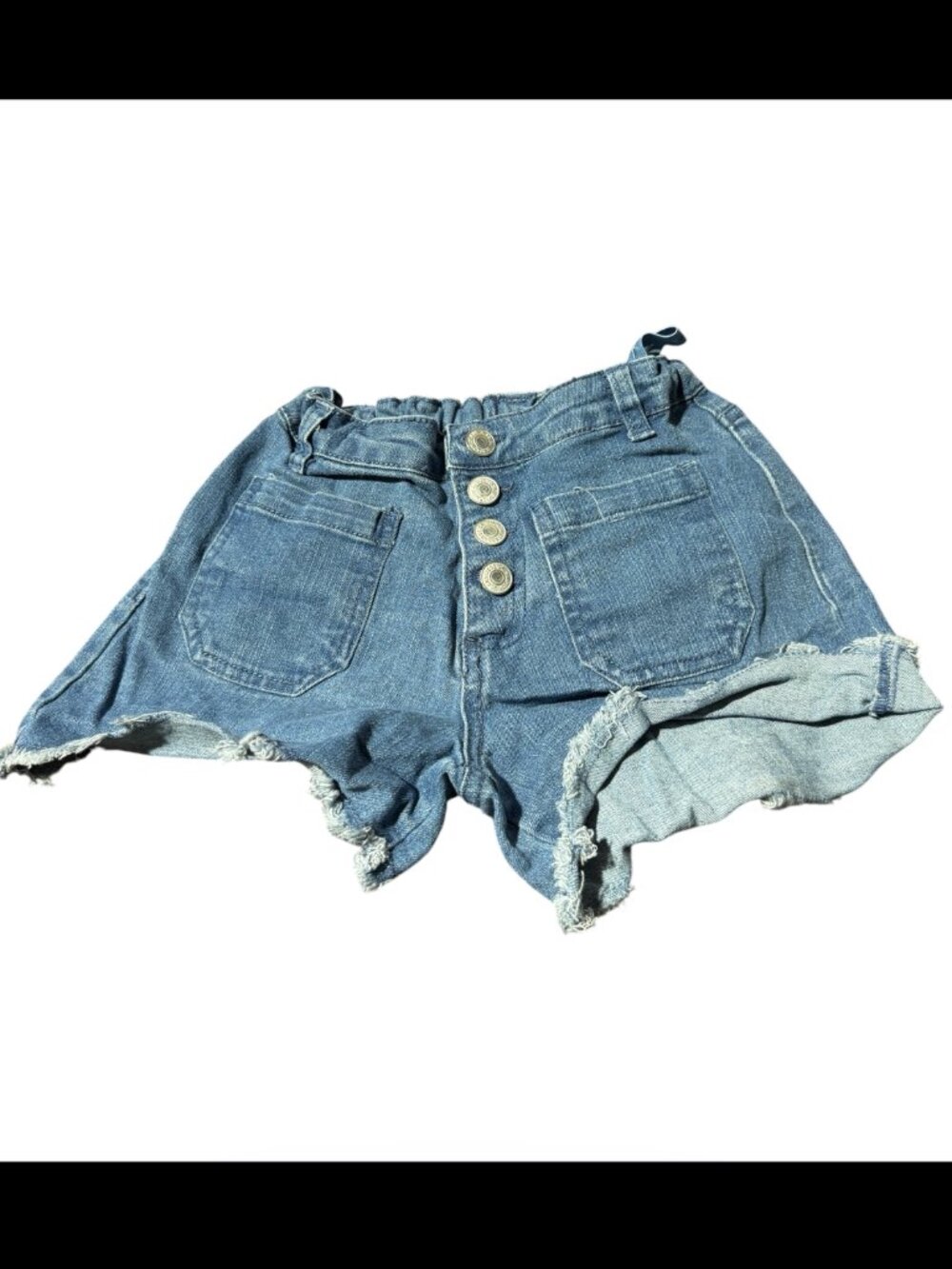 Jessica Simpson Girl's Size L (10) Denim Shorts Elastic Waist